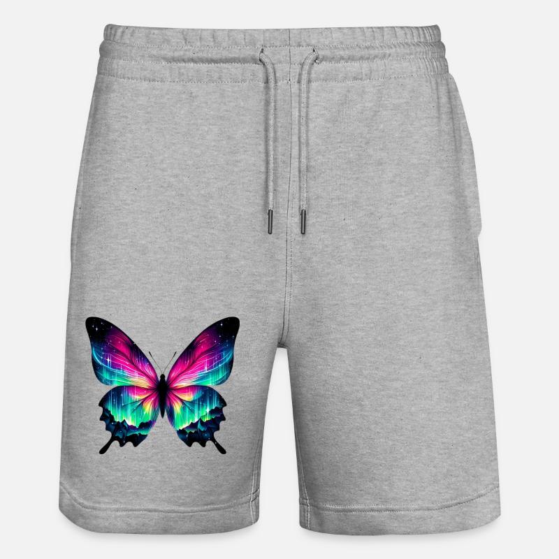Papillon - Short de jogging bio TRAINER Stanley/Stella unisexe - gris chiné