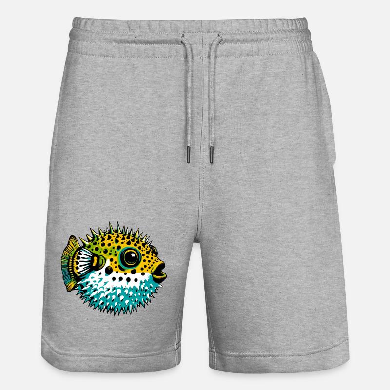 Blowfish - Short de jogging bio TRAINER Stanley/Stella unisexe - gris chiné