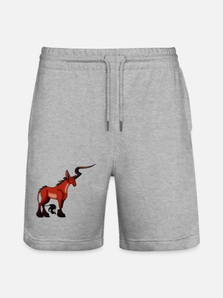 Cornembras - Short de jogging bio TRAINER Stanley/Stella unisexe - gris chiné