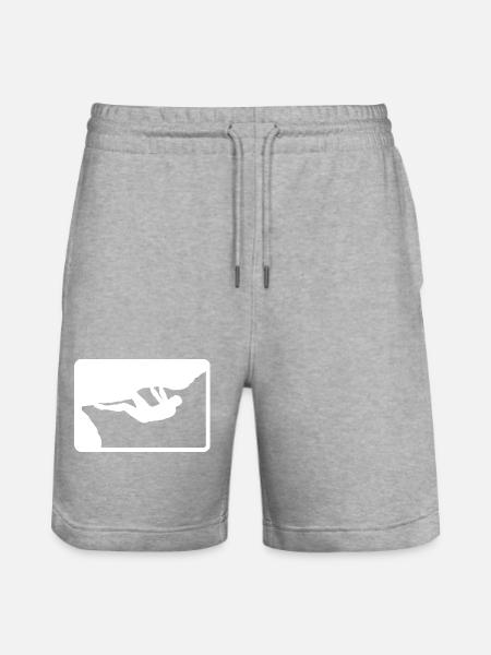Outdoor Boulderer - Stanley/Stella Trainer Unisex Organic Jogging Shorts - heather grey