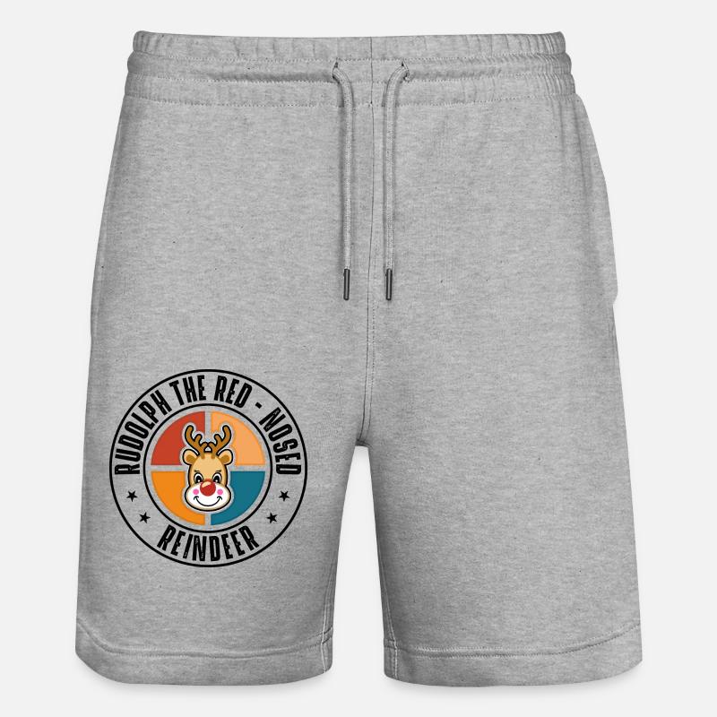 Rudolph - Short de jogging bio TRAINER Stanley/Stella unisexe - gris chiné