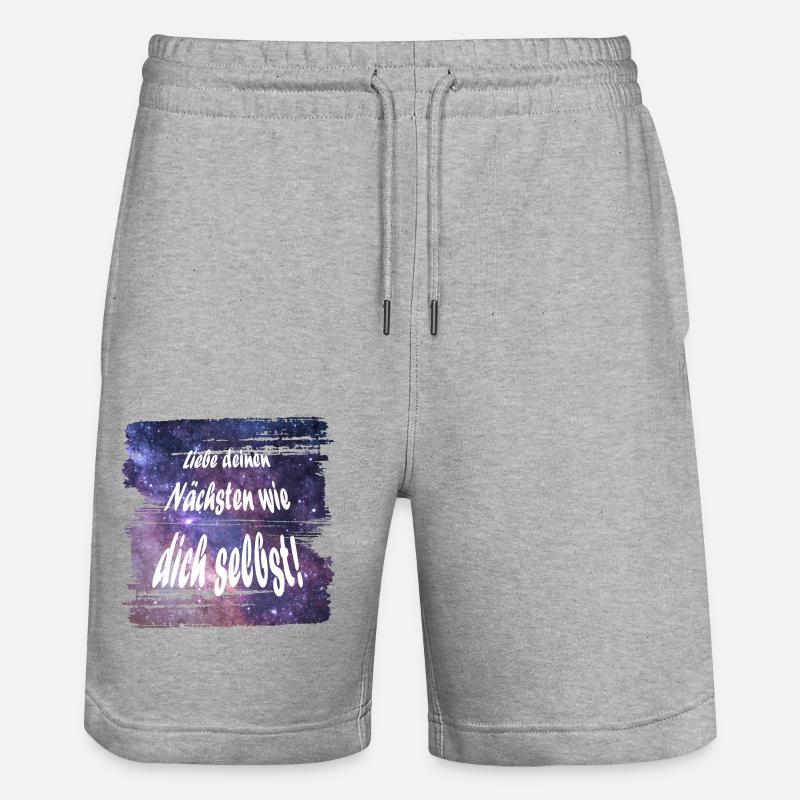 Charité 1 - Short de jogging bio TRAINER Stanley/Stella unisexe - gris chiné