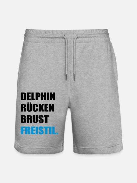 schwimmen - Stanley/Stella Unisex Bio Joggingshorts Trainer  - Grau meliert