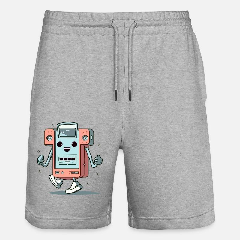 Enea walkman - Short de jogging bio TRAINER Stanley/Stella unisexe - gris chiné