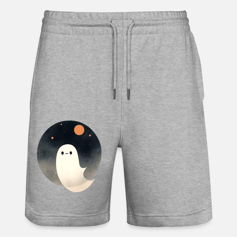 Süßer kleiner Geist - Stanley/Stella Unisex Bio Joggingshorts Trainer  - Grau meliert