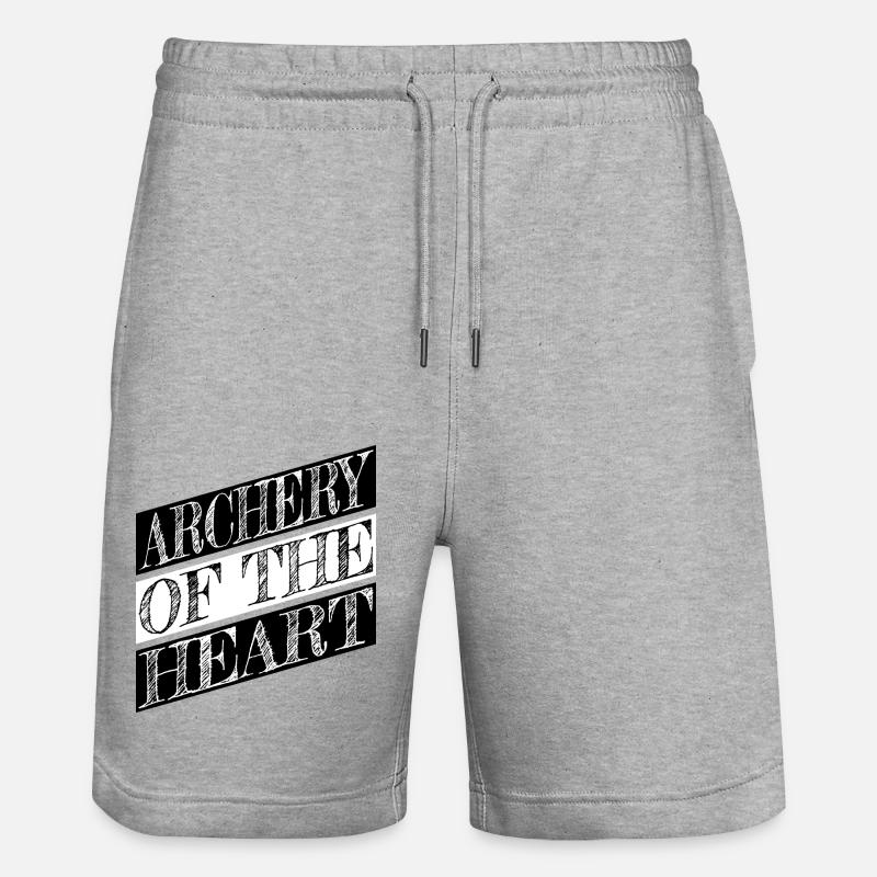 arc composé intimité émotionnelle mariage - Short de jogging bio TRAINER Stanley/Stella unisexe - gris chiné