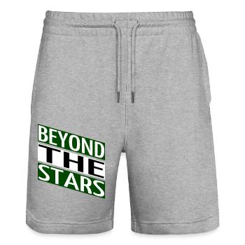 culinary journey funny sayings flavor adventure - Stanley/Stella Unisex Bio Joggingshorts Trainer  - Grau meliert - Vorne - Nik (191cm) & Marisol (170cm)
