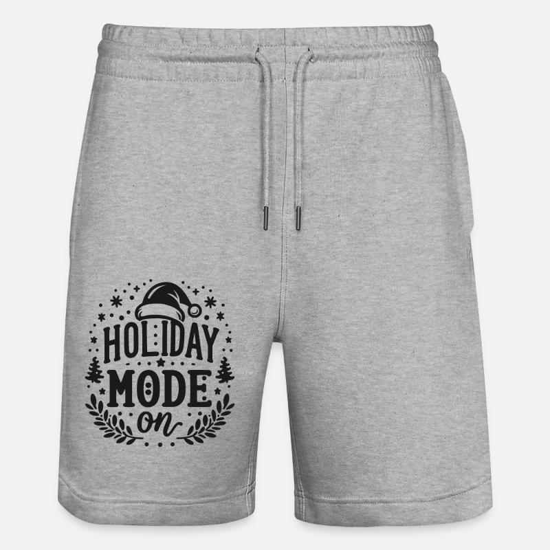 Mode vacances activé - Short de jogging bio TRAINER Stanley/Stella unisexe - gris chiné