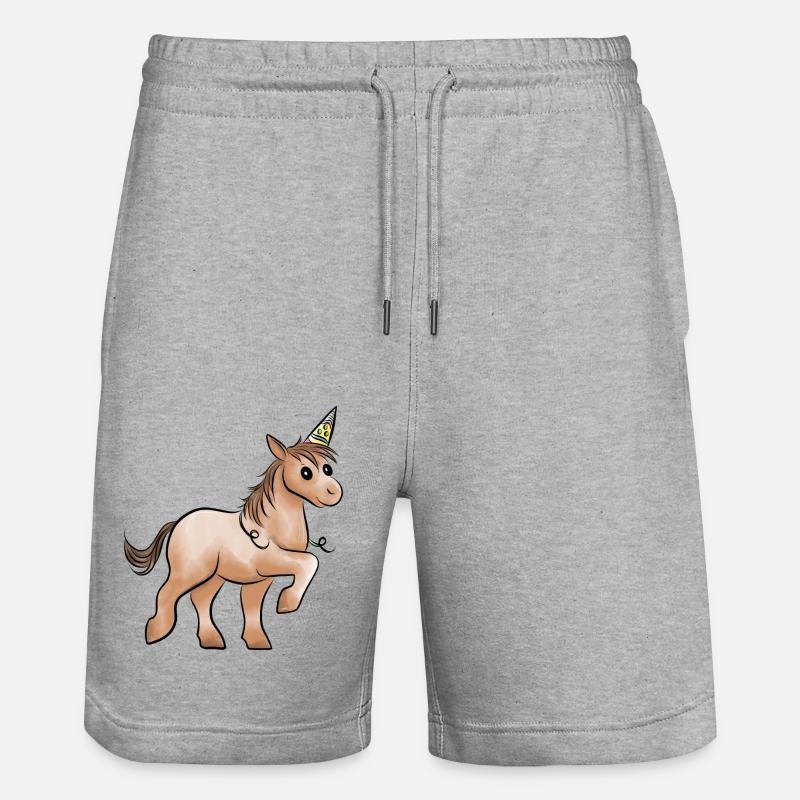 Chevalin - Short de jogging bio TRAINER Stanley/Stella unisexe - gris chiné