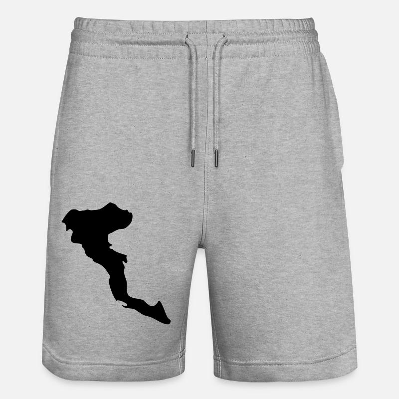 Corfou - Short de jogging bio TRAINER Stanley/Stella unisexe - gris chiné
