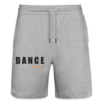 DANCE. DANSE. SPORT - Short de jogging bio TRAINER Stanley/Stella unisexe - gris chiné - Devant - Nik (191cm) & Marisol (170cm)