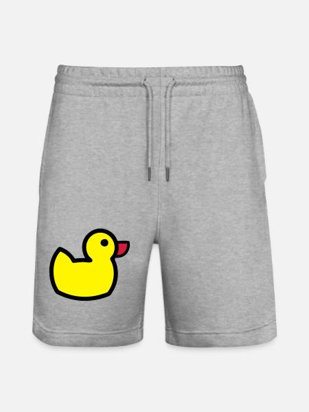 Ducky - Short de jogging bio TRAINER Stanley/Stella unisexe - gris chiné