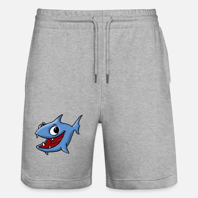 Blue Fish - Short de jogging bio TRAINER Stanley/Stella unisexe - gris chiné
