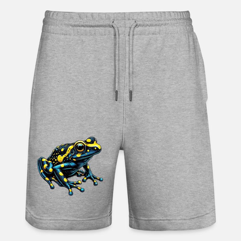 Frosch - Stanley/Stella Unisex Bio Joggingshorts Trainer  - Grau meliert