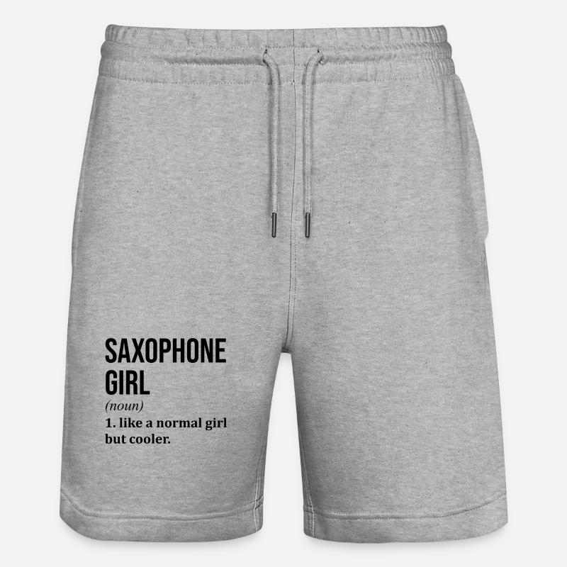 saxophone - Short de jogging bio TRAINER Stanley/Stella unisexe - gris chiné