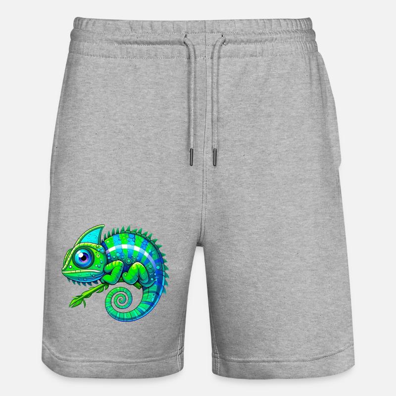 Caméléon - Short de jogging bio TRAINER Stanley/Stella unisexe - gris chiné