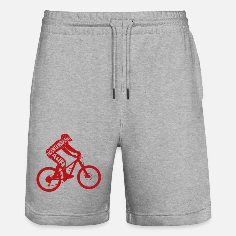 Motivation VTT - Short de jogging bio TRAINER Stanley/Stella unisexe - gris chiné