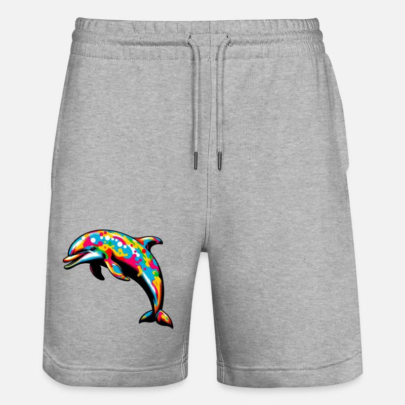 Dauphin - Short de jogging bio TRAINER Stanley/Stella unisexe - gris chiné