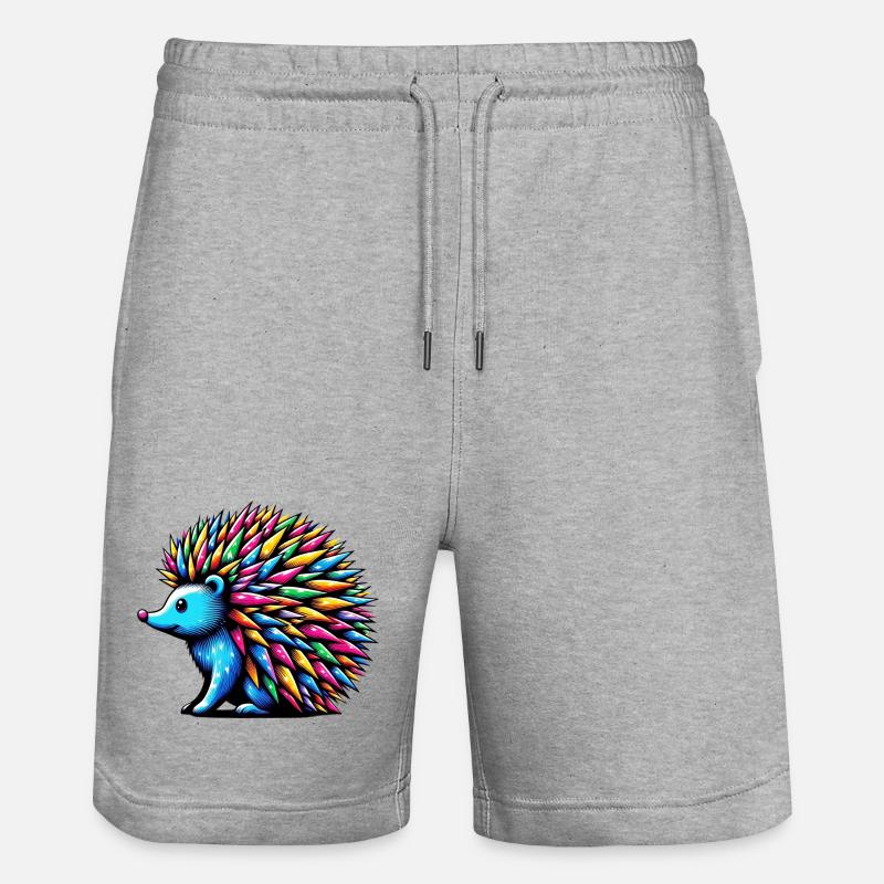 Hérisson - Short de jogging bio TRAINER Stanley/Stella unisexe - gris chiné