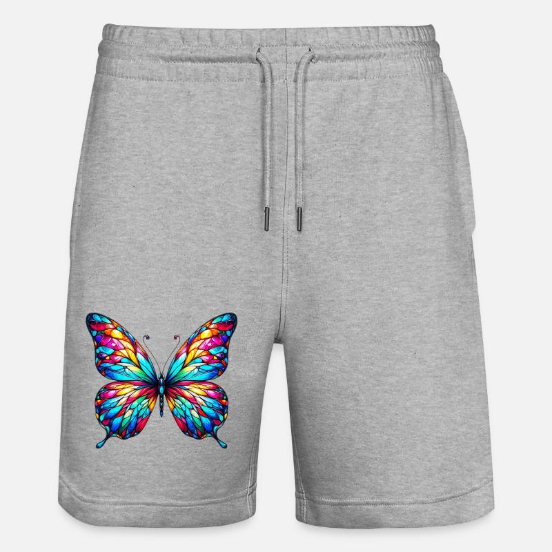 Papillon - Short de jogging bio TRAINER Stanley/Stella unisexe - gris chiné