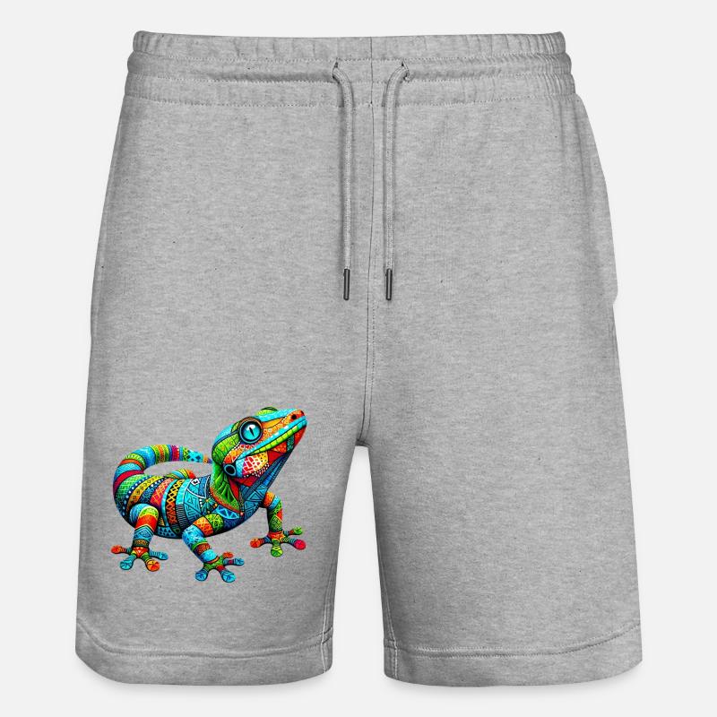Gecko - Short de jogging bio TRAINER Stanley/Stella unisexe - gris chiné