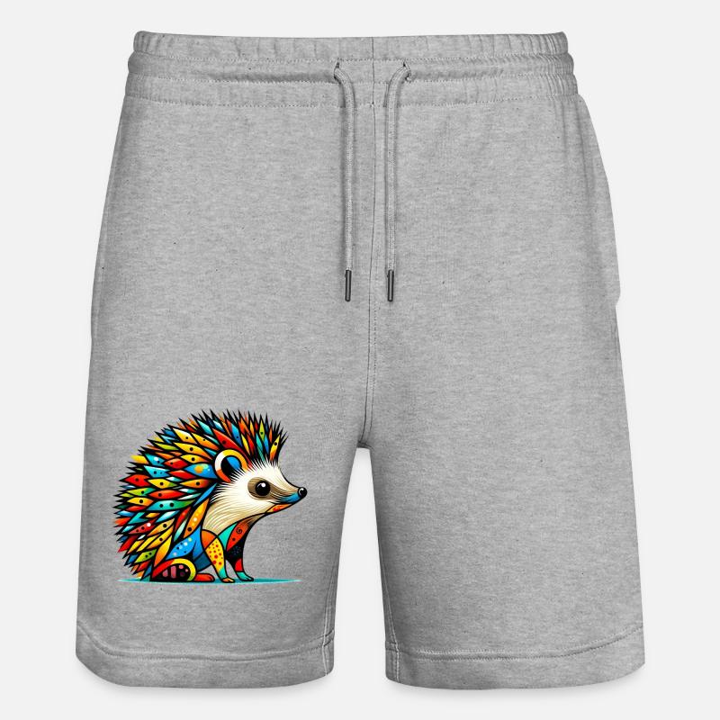 Hérisson - Short de jogging bio TRAINER Stanley/Stella unisexe - gris chiné