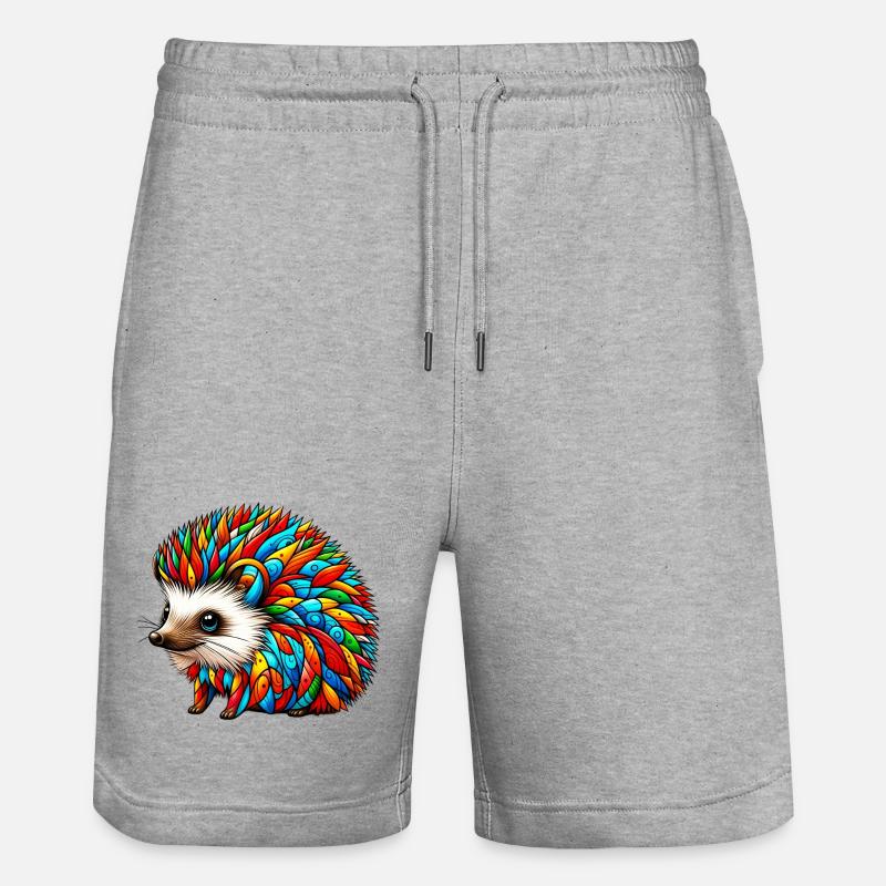 Hérisson - Short de jogging bio TRAINER Stanley/Stella unisexe - gris chiné