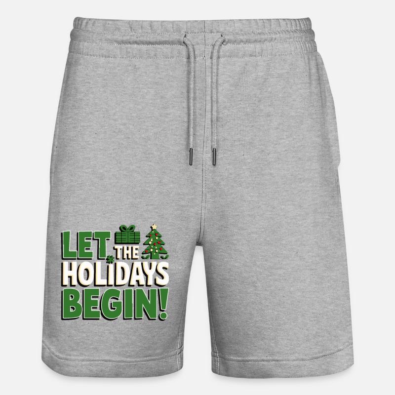 Que les vacances commencent - Short de jogging bio TRAINER Stanley/Stella unisexe - gris chiné