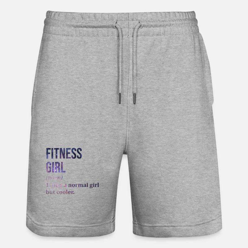aptitude - Short de jogging bio TRAINER Stanley/Stella unisexe - gris chiné