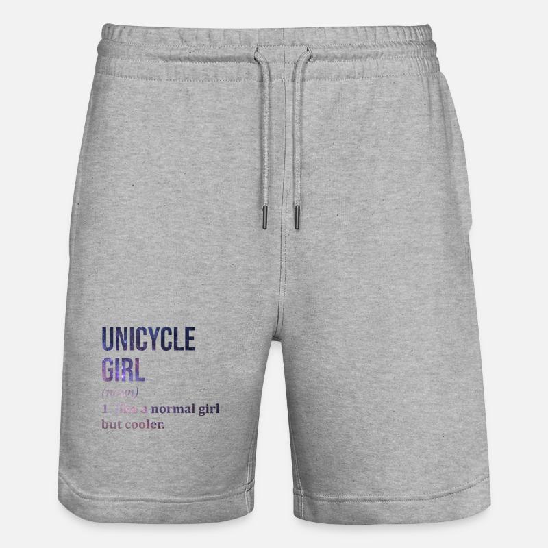 monocycle - Short de jogging bio TRAINER Stanley/Stella unisexe - gris chiné