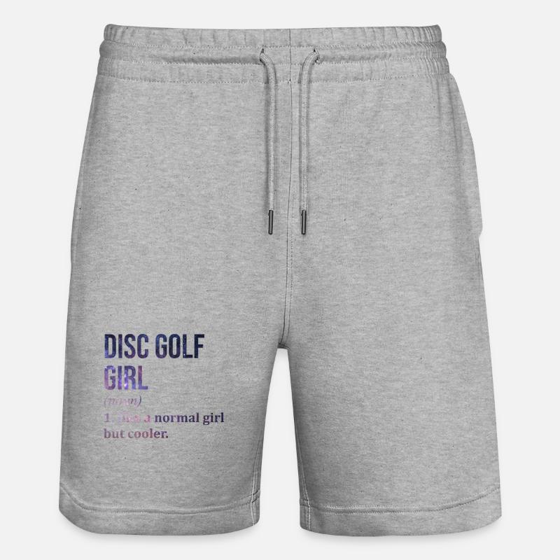 Disc golf - Short de jogging bio TRAINER Stanley/Stella unisexe - gris chiné