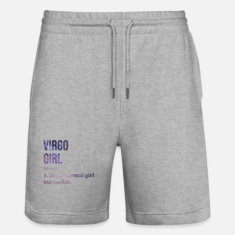 Vierge - Short de jogging bio TRAINER Stanley/Stella unisexe - gris chiné