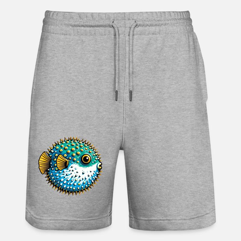 Blowfish - Short de jogging bio TRAINER Stanley/Stella unisexe - gris chiné