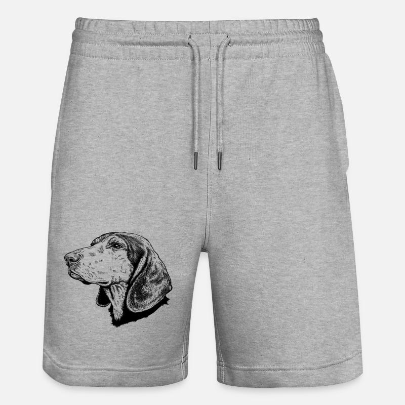 Lévrier grec 01s Hellenikos Ichnilatis - Short de jogging bio TRAINER Stanley/Stella unisexe - gris chiné