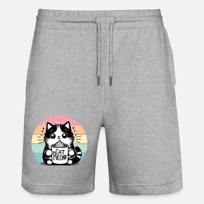 Catpuccino 3 - Short de jogging bio TRAINER Stanley/Stella unisexe - gris chiné