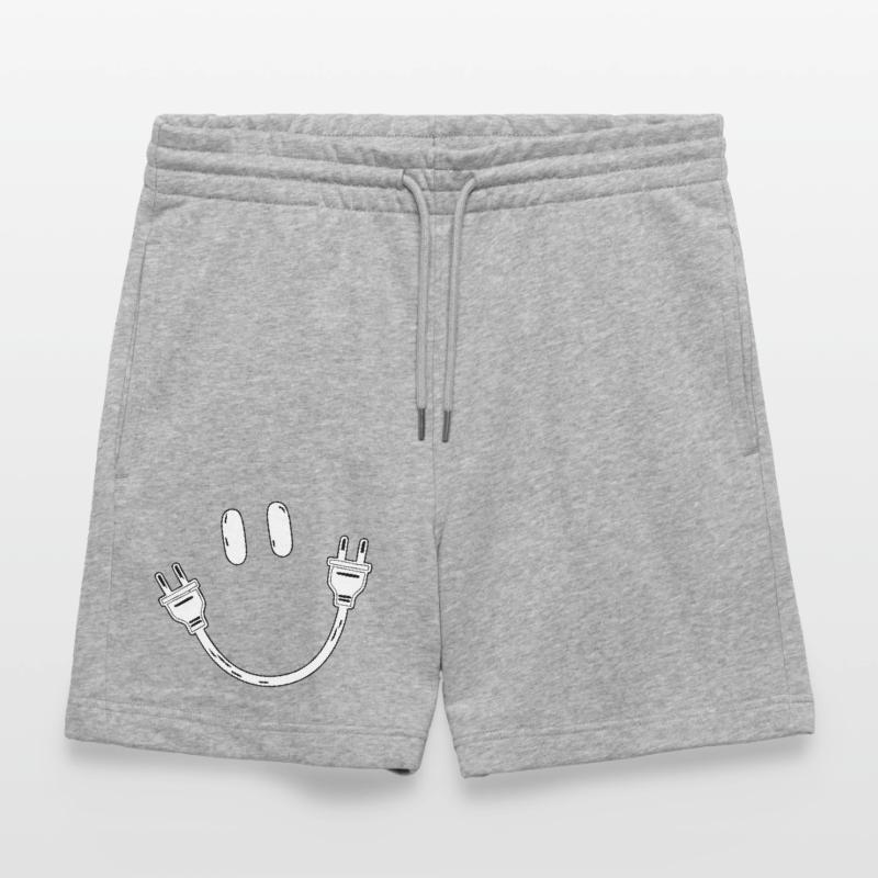 Electricity Schuko Plug Socket Electrical Gift Stanley/Stella Trainer Unisex Organic Jogging Shorts