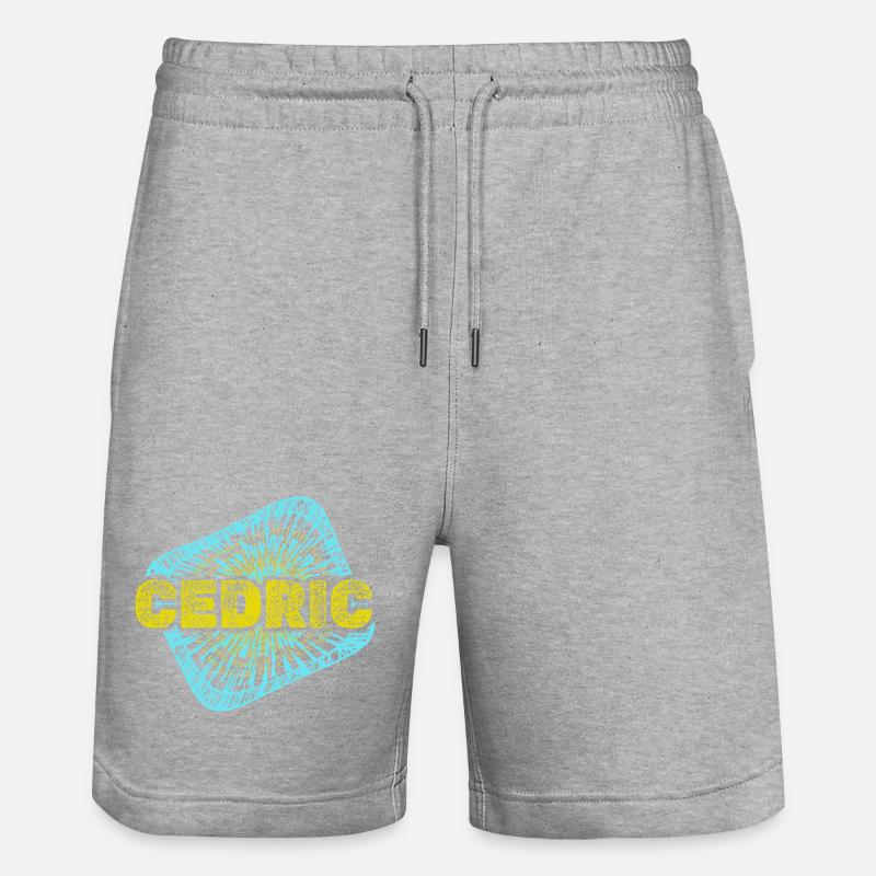 Cedric comme temps libre - Short de jogging bio TRAINER Stanley/Stella unisexe - gris chiné