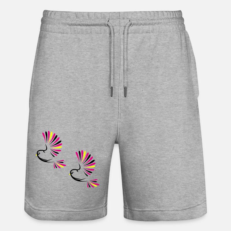Vogel Bird - Short de jogging bio TRAINER Stanley/Stella unisexe - gris chiné