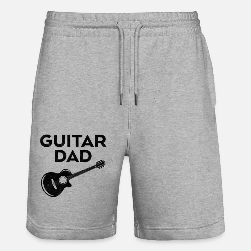 Papa guitare - Short de jogging bio TRAINER Stanley/Stella unisexe - gris chiné
