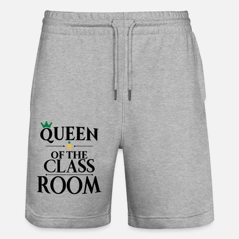 école - Short de jogging bio TRAINER Stanley/Stella unisexe - gris chiné