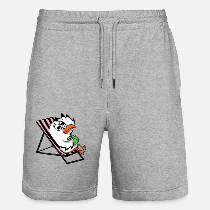 Mouette - Short de jogging bio TRAINER Stanley/Stella unisexe - gris chiné