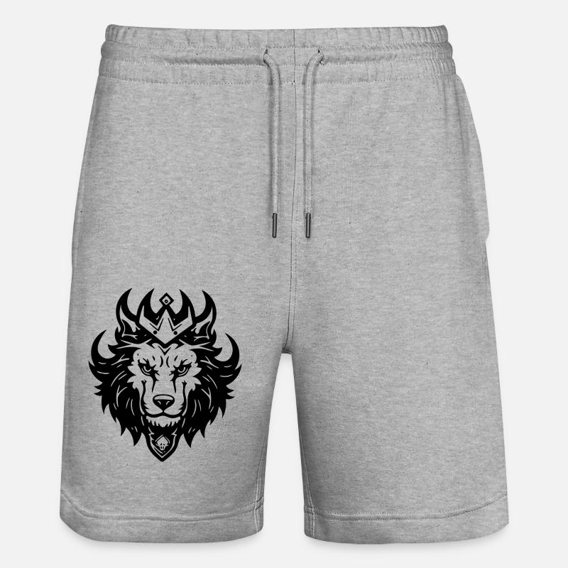 versprechen - Stanley/Stella Unisex Bio Joggingshorts Trainer  - Grau meliert
