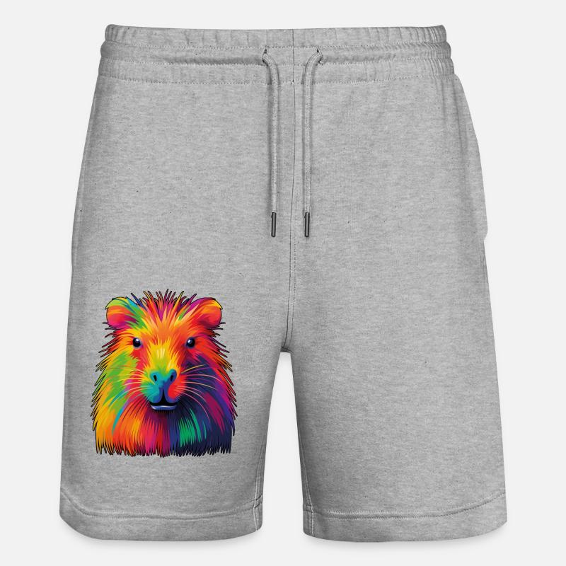 Capybara - Short de jogging bio TRAINER Stanley/Stella unisexe - gris chiné