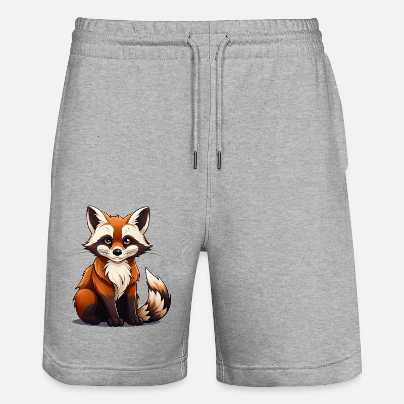 raton laveur - Short de jogging bio TRAINER Stanley/Stella unisexe - gris chiné