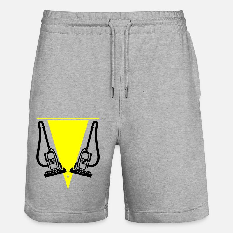 Entreprise de nettoyage d’aspirateurs - Short de jogging bio TRAINER Stanley/Stella unisexe - gris chiné