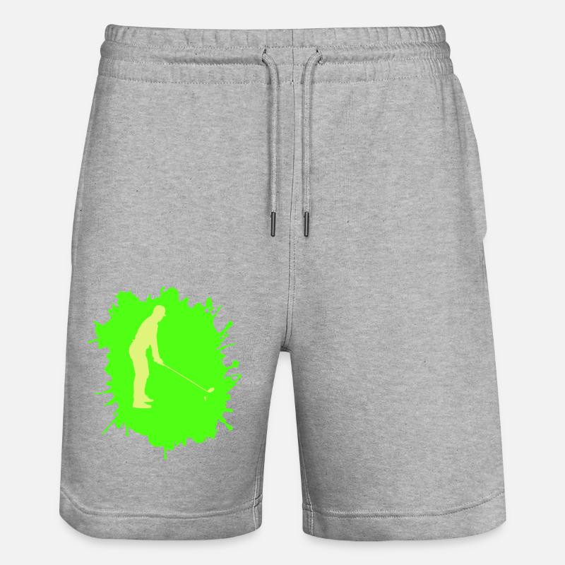 Golf Blobs - Short de jogging bio TRAINER Stanley/Stella unisexe - gris chiné