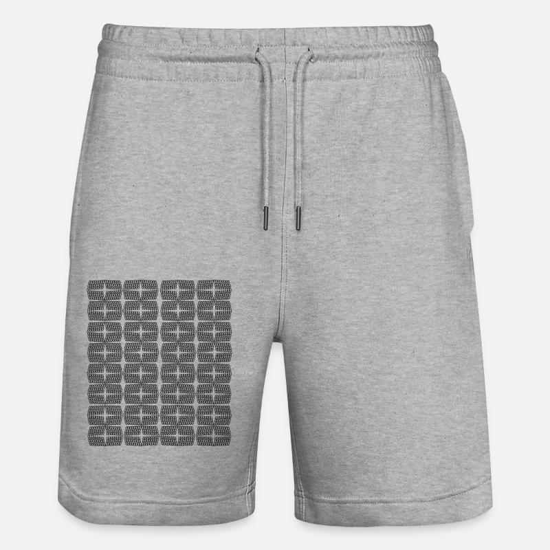 UNI - Short de jogging bio TRAINER Stanley/Stella unisexe - gris chiné