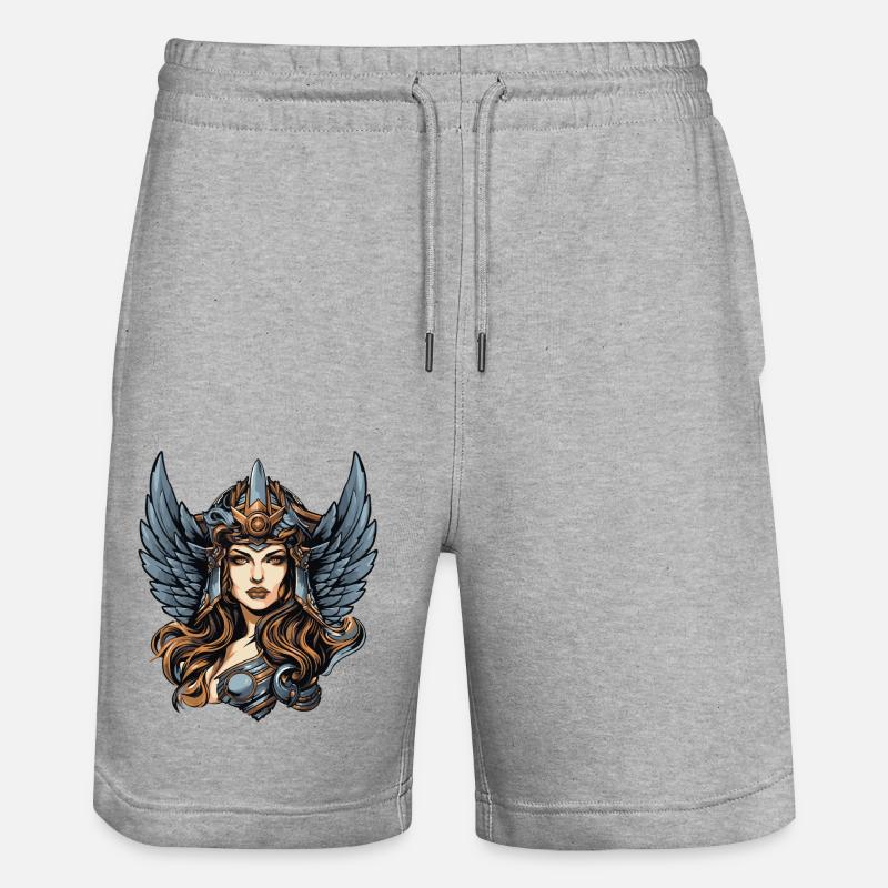 guerrier - Short de jogging bio TRAINER Stanley/Stella unisexe - gris chiné