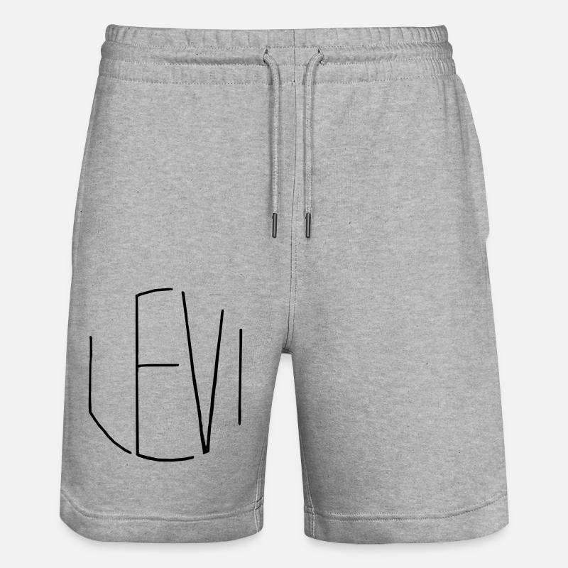 Lévi - Short de jogging bio TRAINER Stanley/Stella unisexe - gris chiné