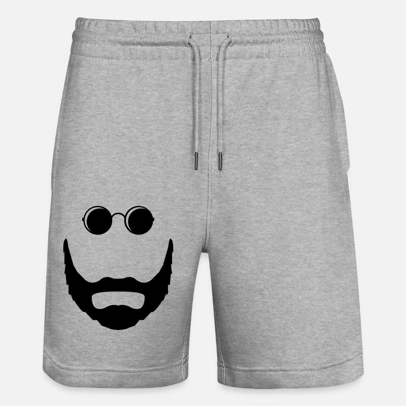bart sonnenbrille - Stanley/Stella Unisex Bio Joggingshorts Trainer  - Grau meliert